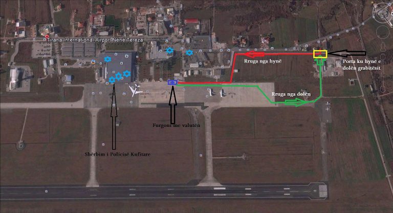 Tjetër video mbi largimin e grabitësve të Rinasit