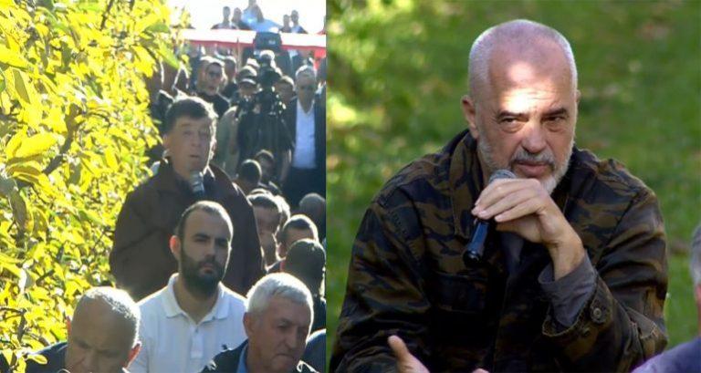 S’kemi ujë as për bagëtinë”, fermeri i ankohet për vaditjen, Rama i pret fjalën: Situatë e trashëguar. Në mos gabohem…