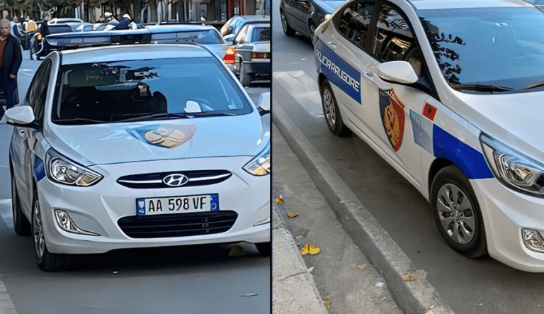 Parkoi gabim makinën e policisë dhe fotoja u denoncua në mediat sociale, gjobitet efektivi në Dibër