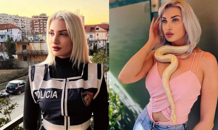 U rikthye në detyrë pas sherrit me gazetarët, nënkomisarja e Elbasanit që mban gjarpër në shtëpi: Jam e virgjër!