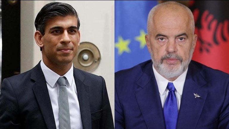Rama bisedë telefonike me Rishi Sunak, ja çfarë u diskutua mes tyre