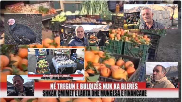 Kriza ekonomike: Në Bulqizë nuk ka blerës, tregu i tejmbushur me produkte në prag festash