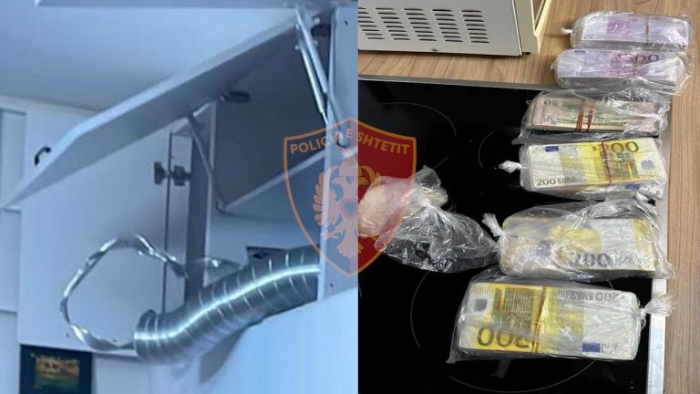 I kishin fshehur në tubin e aspirimit, policia gjen mbi 400 mijë Euro në banesën e Rozeta dhe Havier Dobit