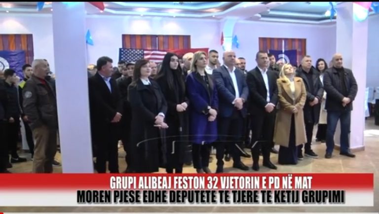 Grupi Alibeaj feston 32-vjetorin e PD-së në Mat