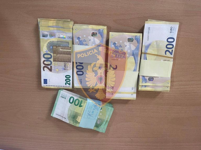 Policia i sekuestron 32-vjeçarit rreth 62 mijë Euro, nuk i deklaroi në kufi