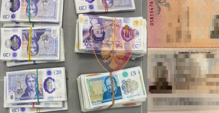 Rinas: Një shtetasi i sekuestrohen 18,500 Paund në aeroportin