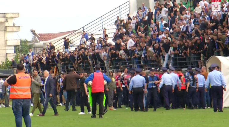 Dhuna në ndeshjen e së enjtes, Disiplina pezullon gjysmën e skuadrës së Tiranës, klubi 3 muaj pa spektatorë