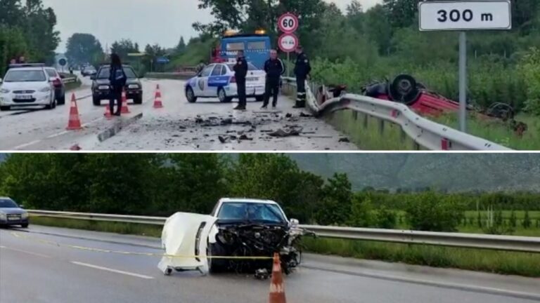 Aksident me përmasa tragjike, vdes 50-vjeçarja dhe plagosen 7 pasagjerë të tjerë