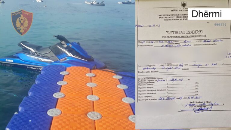 Vijon operacioni për rritjen e sigurisë së pushuesve, sekuestrohen 2 “Jet Ski” dhe 1 gomone