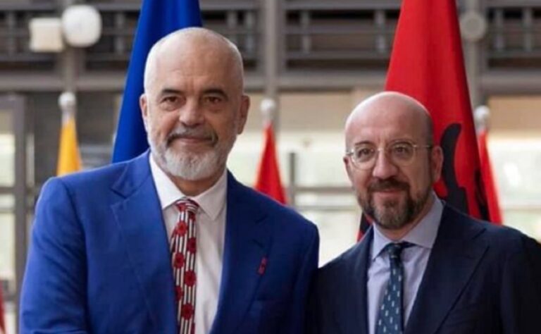 Takimi me Presidentin e KE, Rama: Diskutuam për situatën në Kosovë, shtensionimi duhet menjëherë