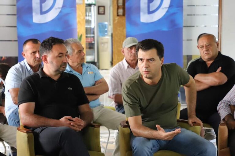 Gara për kreun e PD, Basha takohet me demokratët e Divjakës: Po riorganizohemi