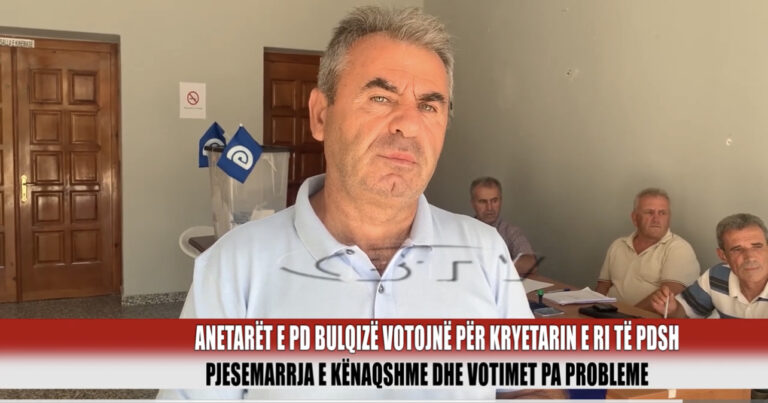 PD Bulqize voton per kryetarin e ri te PDSH