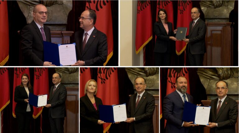 Betohen para Presidentit Begaj 5 ministrat e rinj të qeverisë Rama