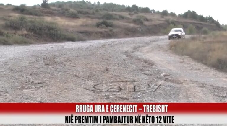 Bulqizë/ Rruga Ura e Çerenecit–Trebisht, një premtim i pambajtur në këto 12 vite