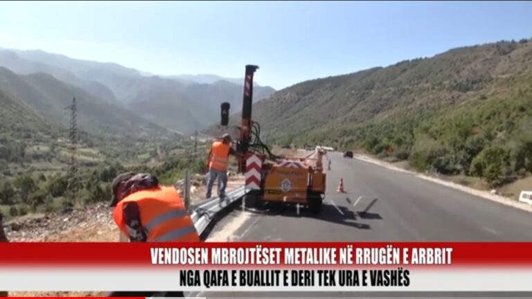 Rruga e Arbrit/ Vendosen mbrojtëset metalike