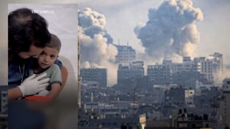 VIDEO/ Pamje rrëqethëse, mjeku mundohet të qetësojë palestinezin e vogël, pas sulmeve në Gazë