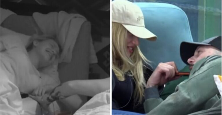 Puthje e ledhatime në shtrat, Romeo Veshaj dhe Heidi Baçi rikthehen në krahët e njëri-tjetrit, momentet pasionante të çiftit