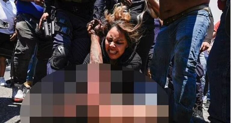 U gjet e pajetë në rrugë/ Protestuesit dhunojnë për vdekje autoren e dyshuar të krimit