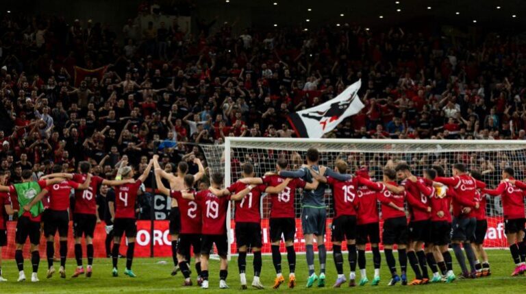 Shkëlqejnë legjionarët kuqezi, Cikalleshi-Uzuni realizojnë “dopietë”, shënon edhe Manaj. Broja-Gjimshiti japin asiste