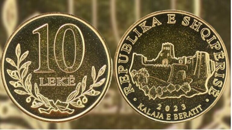 FOTO/ Emetim i vitit 2023, hidhet në qarkullim monedha metalike 10 lekë