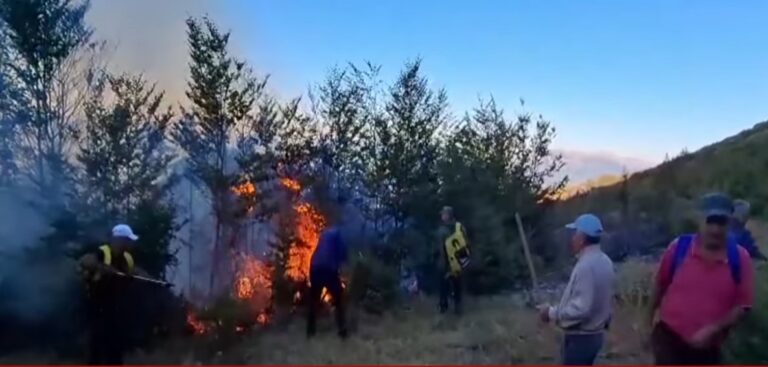 Del jashtë kontrollit zjarri në malin e Tërnovës, një tjetër vatër zjarri shfaqet në Maqellarë