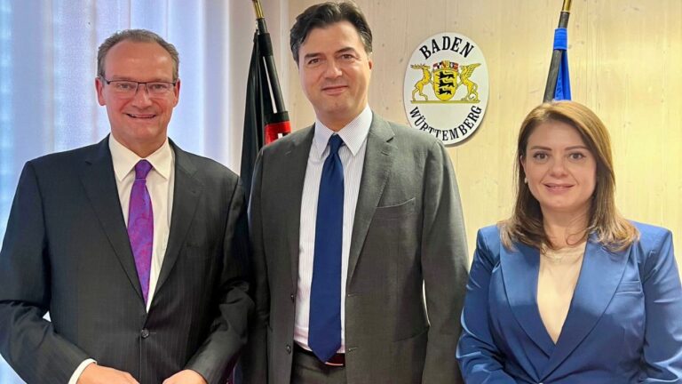 Basha takohet në Berlin me Gunther Krichbaum: Partnerët gjermanë të rëndësishëm për garantimin e një procesi zgjedhor të drejtë e të besueshëm