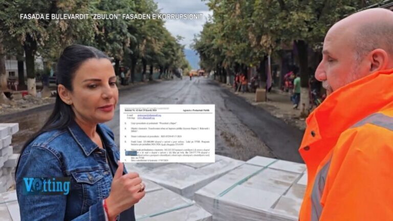 Bulevardi i Dibrës gllabëron 2.2 mln euro, si u favorizua kompania që fitoi tenderin “Alko-Impex General Construction”,