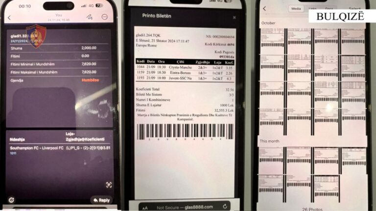 Bulqizë/ Luanin në telefon lojra fati, procedohen 3 persona