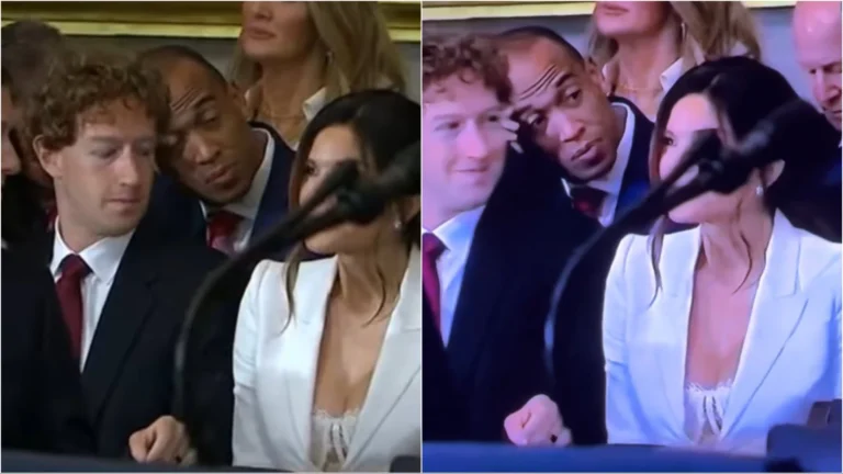 VIDEO/ Zuckerberg nuk i shpëton dot kamerave, themeluesi i Facebook kapet “mat” duke parë gjoksin e të fejuarës së Jeff Bezos